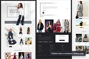 Fashion E commerce Landing page, a Landing Page Template by anchor_point_heshan (Thumbnail 2 of 2)