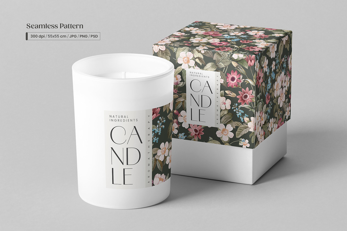Gentle Bloom Vintage Pattern, a Pattern Graphic by Yello_illustration (Photo 11 of 18)