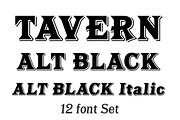 Tavern Alt Black, a Font by FontMesa (Thumbnail 2 of 4)