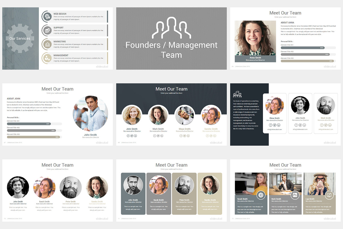 Modern Company Profile PowerPoint, a Presentation Template by SlideSalad (Photo 13 of 37)