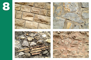 8 Brick Textures, a Texture Graphic by Riccardo Anelli (Thumbnail 2 of 3)