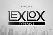 Lexlox, a Sans Serif Font by khurasan (Thumbnail 1 of 6)