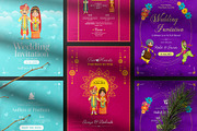 Wedding Invitation Cards Design, an Invitation Template by Creative Hatti (Thumbnail 2 of 6)