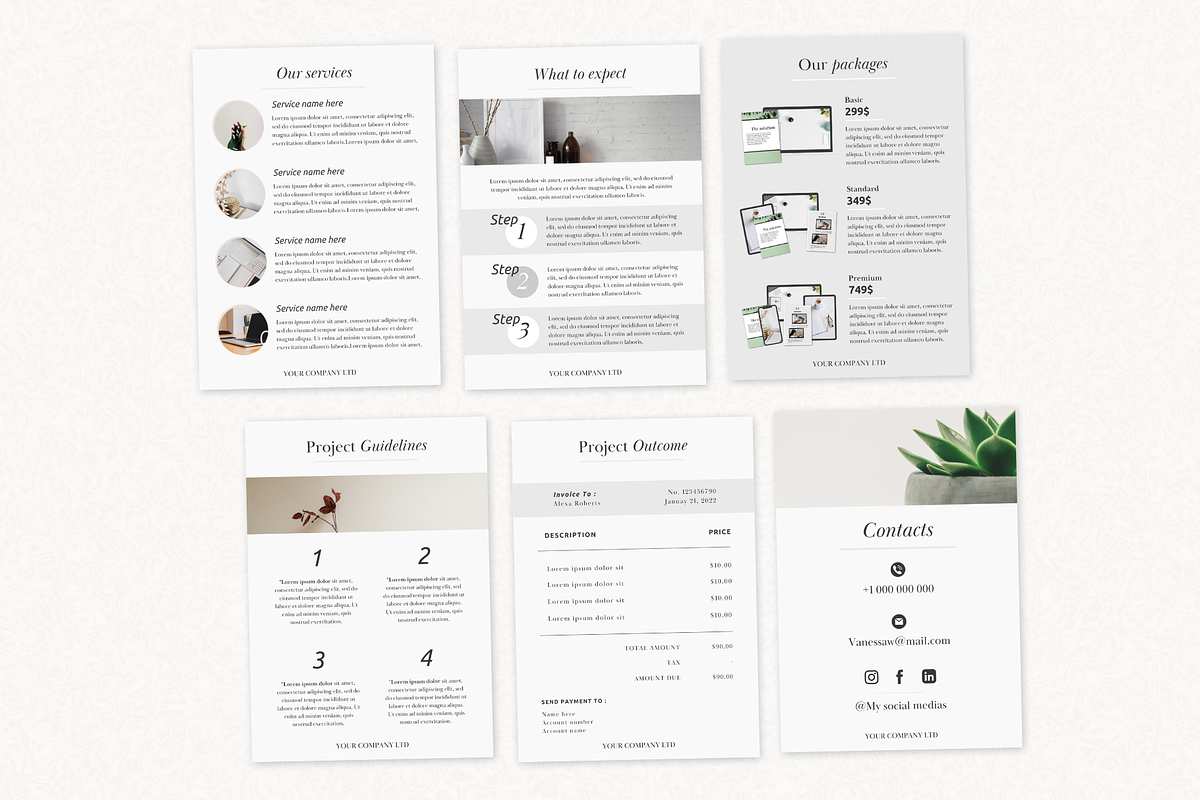 New Client Welcome Packet, a Presentation Template by PittaFinePrint (Photo 8 of 8)