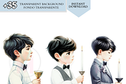 First Communion, Christian Clipart, a Person Illustration by VM PARTYS  BY TAIRUMA (Thumbnail 6 of 10)
