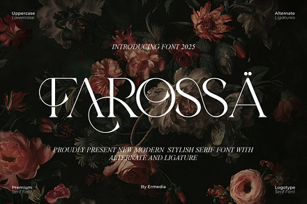 Farossa || Modern Elegant Serif Font
