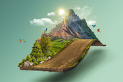 Beautiful landscape off road, an Illustration by Nomad (Thumbnail 1 of 3)