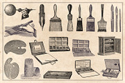 61 Vintage Printing Vectors, an Illustration by Brigantine Designs (Thumbnail 5 of 6)