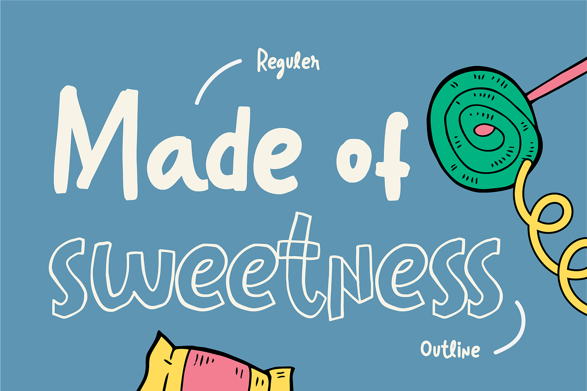Pinepola – A Playful Layered Font, a Handwritten Font by Tiptop Graphic (Photo 6 of 10)