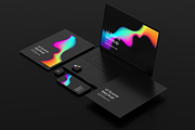 Black Devices Mockup Dark Theme Set, a Mac Mockup by Mockupdaddy (Thumbnail 20 of 22)