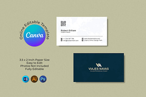 Business Card Template Canva