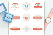 18 Wedding Logos and Badges, a Branding & Logo Template by Vasya Kobelev (Thumbnail 8 of 14)