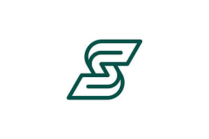 modern outline letter S logo, a Branding & Logo Template by Rasagama Studio
