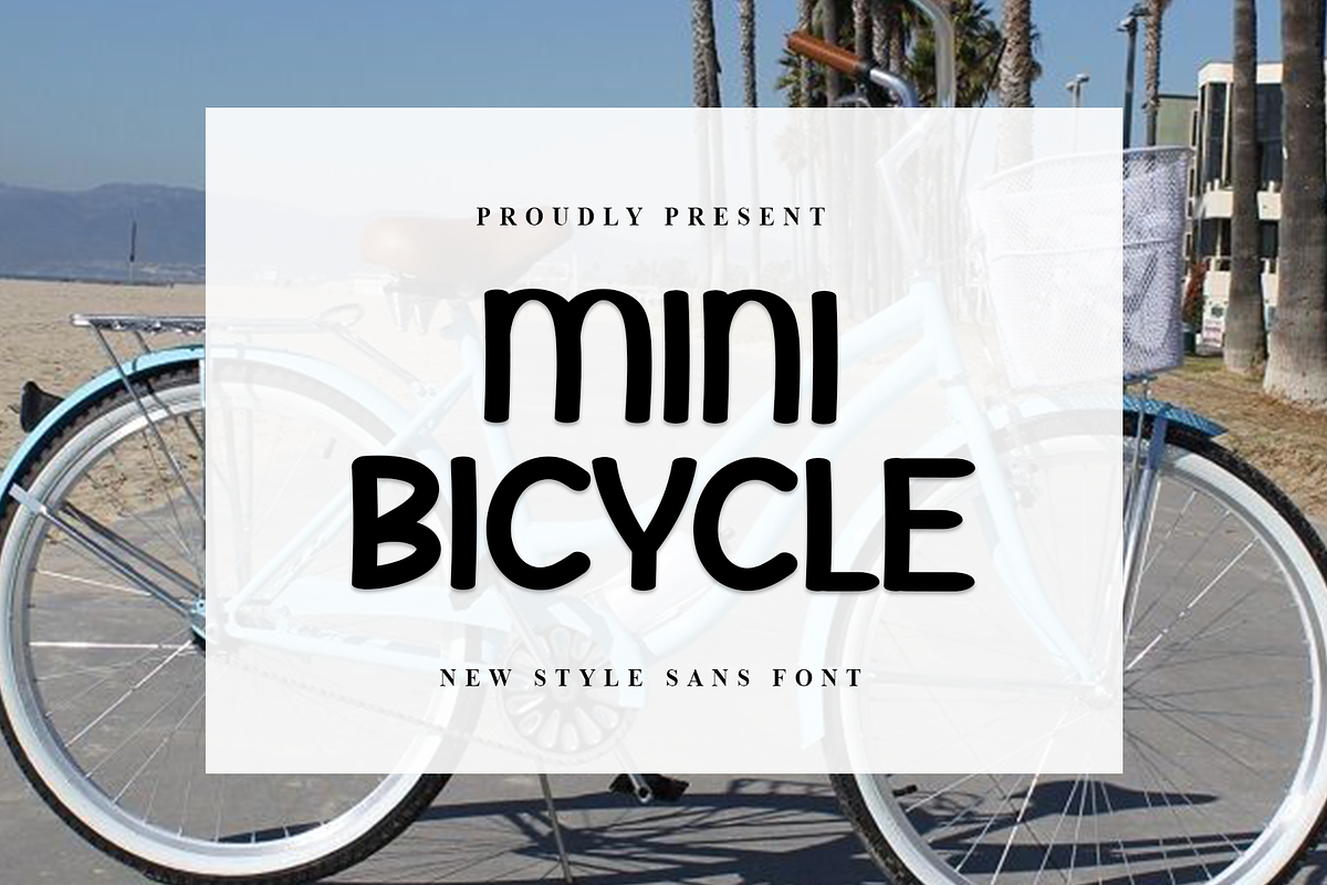 Mini Bicycle, a Script Font by InermediaSTUDIO (Photo 1 of 8)