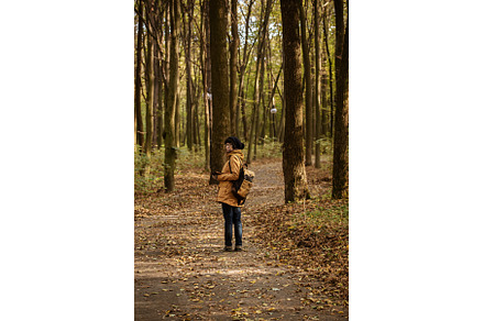 Hipster girl in a park, a Nature Photo by Nature and travel