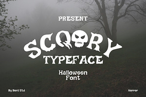 SCQORY - Halloween Horror Typeface