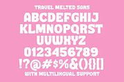 Travel Melted Retro Font Duo, a Script Font by Letterhend Studio (Thumbnail 8 of 9)