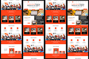 Figma Creative Agency Landing Page, a Landing Page Template by Musara (Thumbnail 4 of 6)