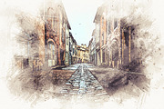 Urban Watercolor Photoshop Effect, a Brushes & More by INTENTFX (Thumbnail 11 of 26)