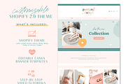 Daisy Shopify Theme Bright Pastel, a Shopify Template by Macarons and Mimosas (Thumbnail 2 of 10)