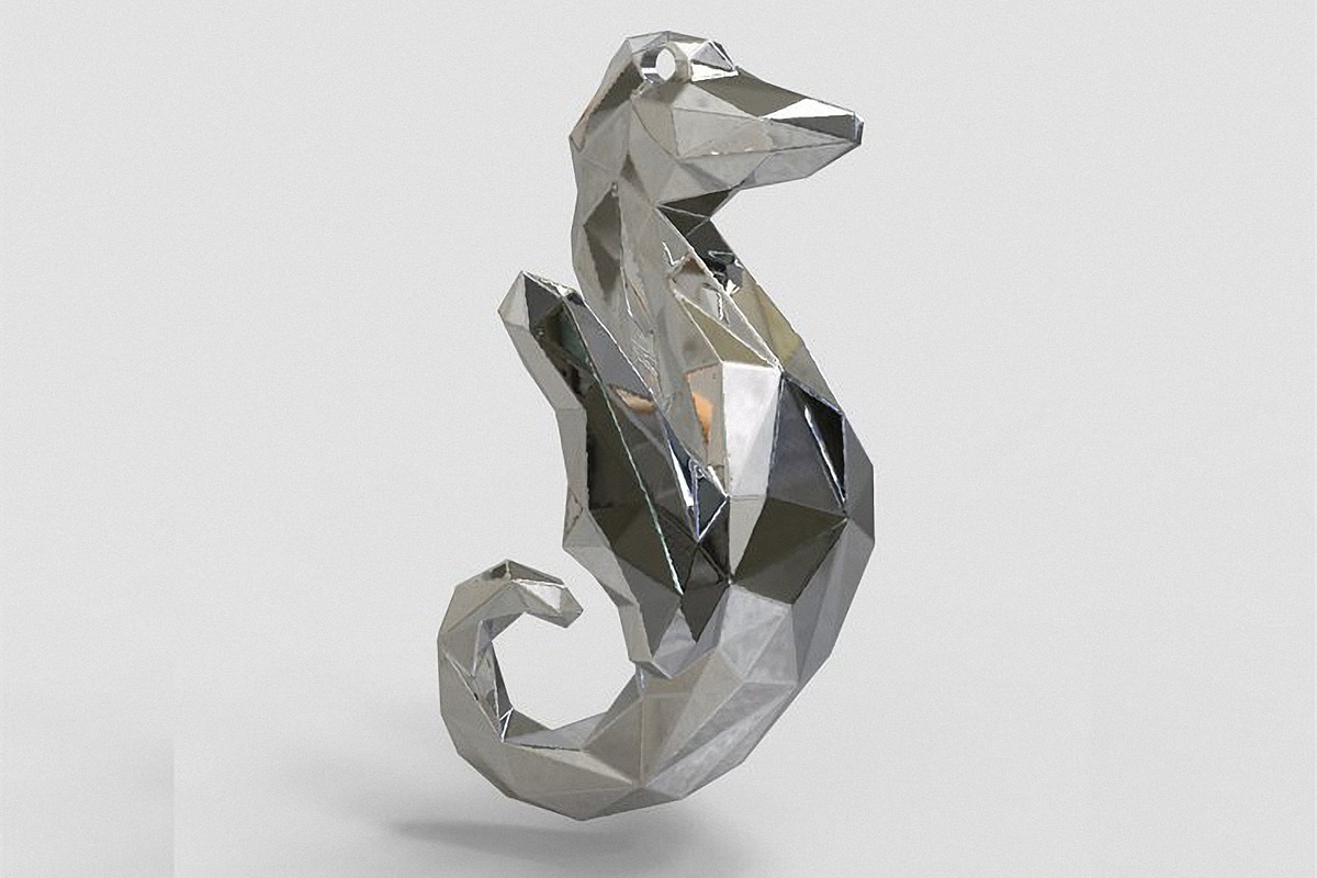 Sea Horse - Ocean Charm 3D Model, an Animal 3D Model by Kseniya-Omega (Photo 2 of 6)