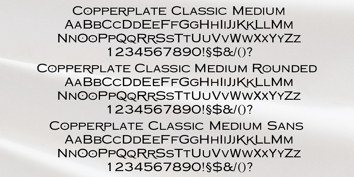 Copperplate Classic, a Sans Serif Font by Wiescher-Design (Photo 4 of 7)