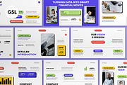 White Financial Analyst Google Slide, a Presentation Template by graphicook (Thumbnail 1 of 4)