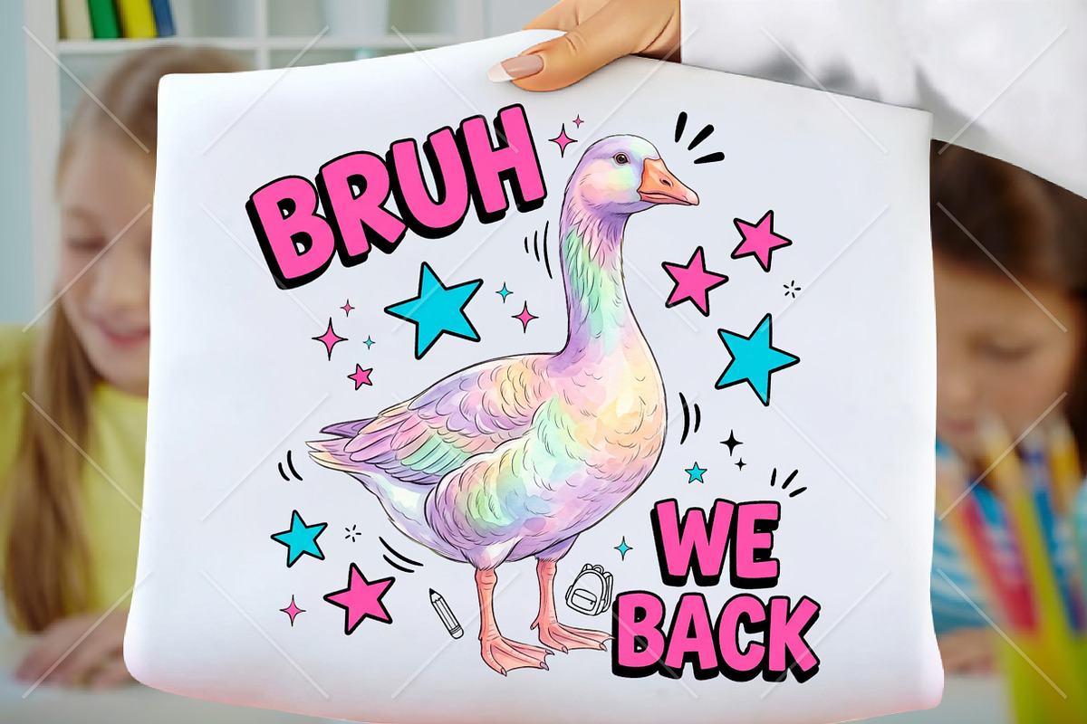 Funny Goose Bruh We Back PNG, a Seasonal Illustration by Canvas Craft (Photo 1 of 5)