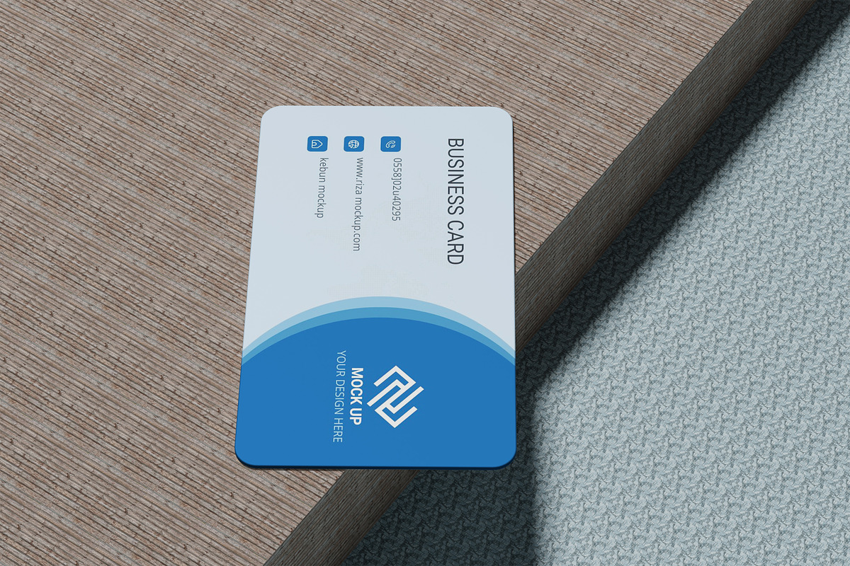 BUSINESS CARD MOCKUP, a Business Card Template by kebunmockup (Photo 4 of 5)