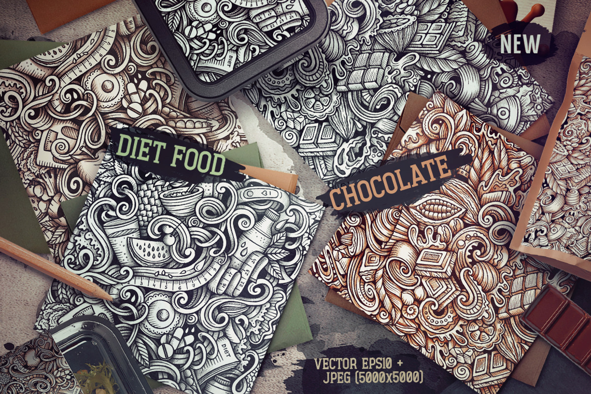-75% Big Graphics Patterns Bundle #1, a Pattern Graphic by BALABOLKA (Photo 2 of 12)