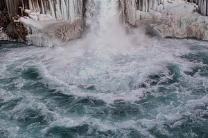Aldeyjarfoss icelandic waterfall ro containing falls, landscape, and