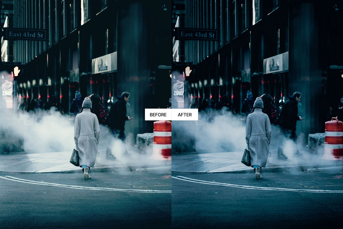 Cold Blue Cinematic Lightroom Preset, a Preset Add-On by PixaSquare (Photo 3 of 9)