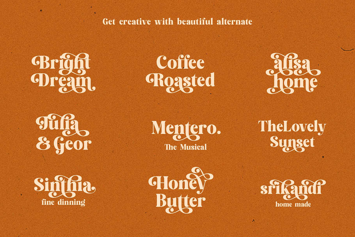 Beauty Rachela Beautiful Serif Font, a Serif Font by RantautypeStudio (Photo 11 of 17)