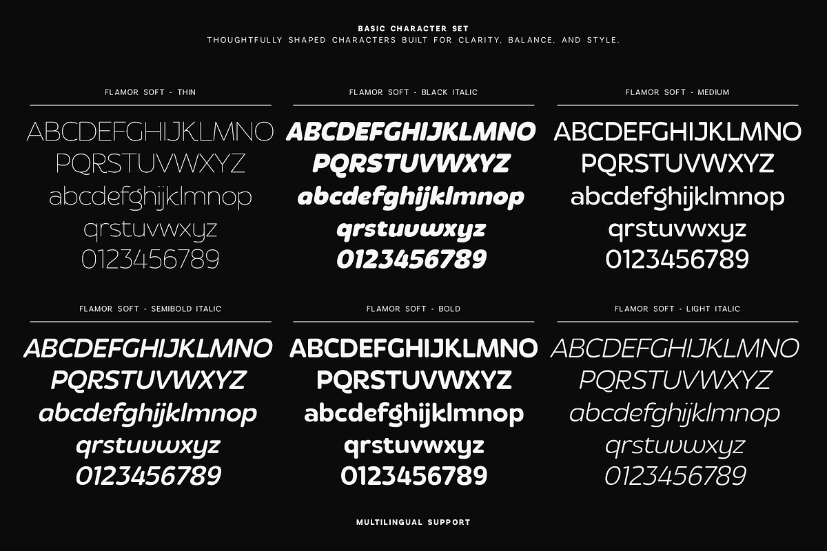Flamor Soft - Rounded Sans Serif, a Sans Serif Font by VP Fonts (Photo 12 of 28)