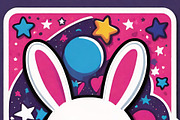 Cyberpunk Rabbit Stickers PNG & JPG, an Object Graphic by ETARA by Mea Hau (Thumbnail 12 of 14)