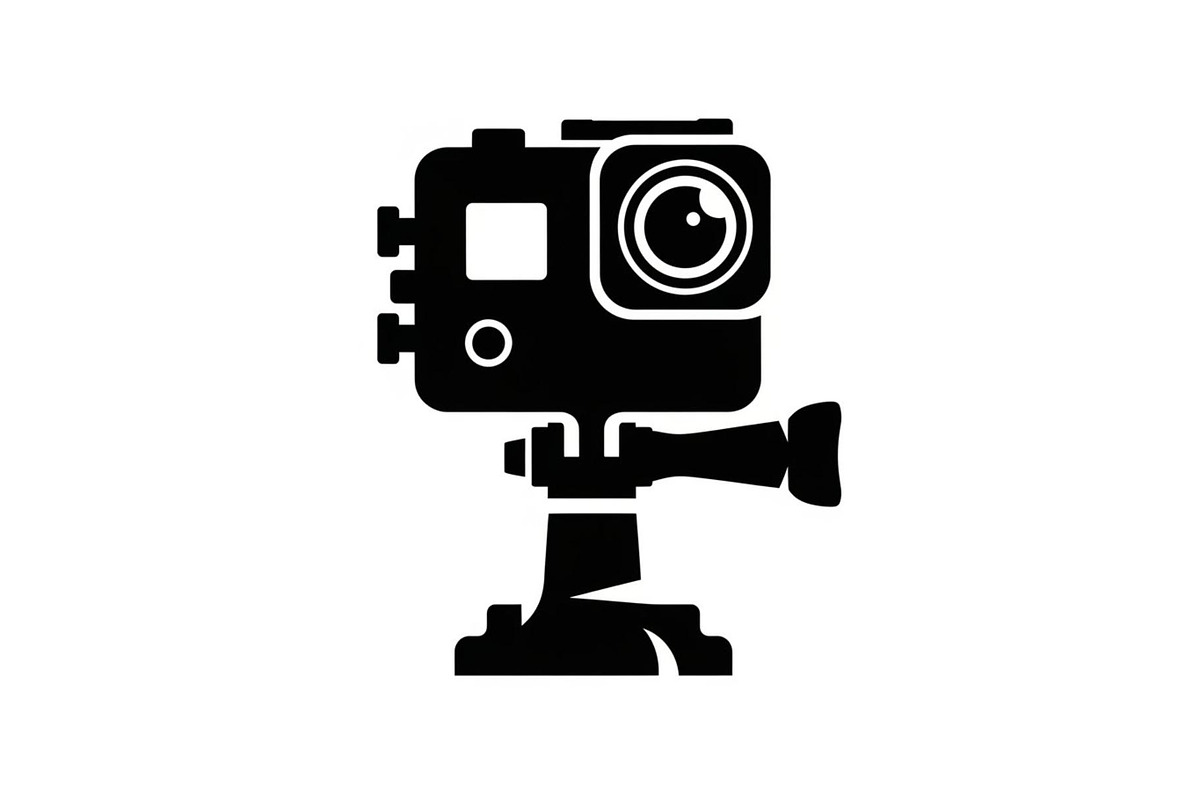 60 Action Camera Silhouette Icon, an Illustration by Artivon (Photo 9 of 61)