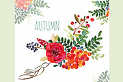 Autumn. Watercolor clip art., an Illustration by LABFcreations (Thumbnail 4 of 4)