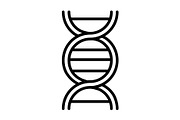 DNA icon, an Outline Icon by Sumberpangan (Thumbnail 1 of 5)