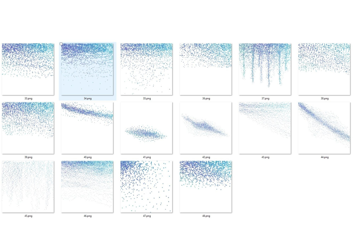 Sky Blue Confetti Glitter, an Illustration by Kandace Lalo Designs (Photo 3 of 3)