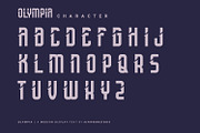 Olympia - Modern Display Font, a Script Font by Alpaprana (Thumbnail 10 of 12)