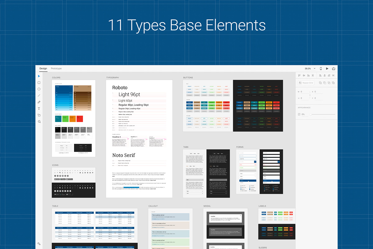 4eeder V2 Pro UI Kit for Adobe XD, an UI Kit Template by 4EB Studio (Photo 5 of 15)