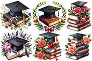 Graduation Cap Sublimation Clipart, an Illustration by Designworld (Thumbnail 4 of 5)