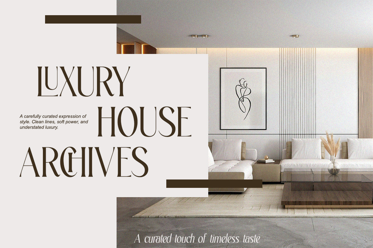 Ajessira – Modern Elegant Ligature, a Serif Font by Qweera Studio (Photo 3 of 12)