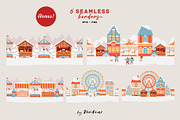 Christmas Market Scene Creator, a Seasonal Illustration by VerAna (Thumbnail 18 of 20)