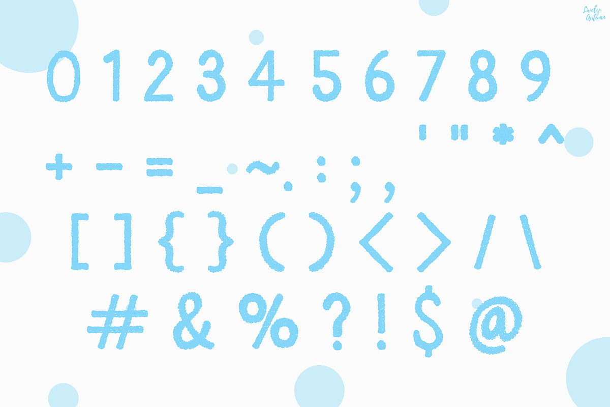 Puffi | Handwriting Font, a Handwritten Font by LivelyAutumn11.11 (Photo 3 of 5)