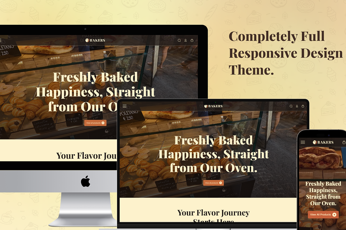Bakers -Bakery HTML Website Template, a HTML Template by TNCFlow (Photo 2 of 5)