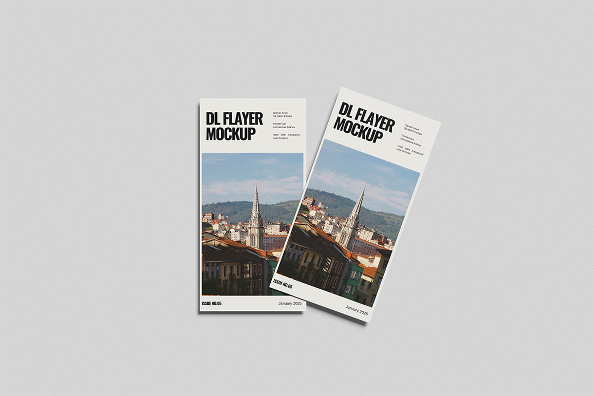 DL Flyer Mockup, an Advertising Mockup by Pikachudesign (Photo 4 of 5)