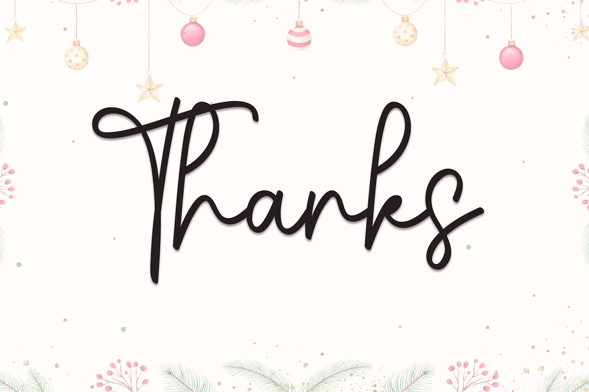 Poster Christmas | Script Font, a Handwritten Font by Scratchones (Photo 9 of 9)