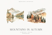 Mountains In Autumn, a Seasonal Illustration by PeDe Designs (Thumbnail 2 of 6)