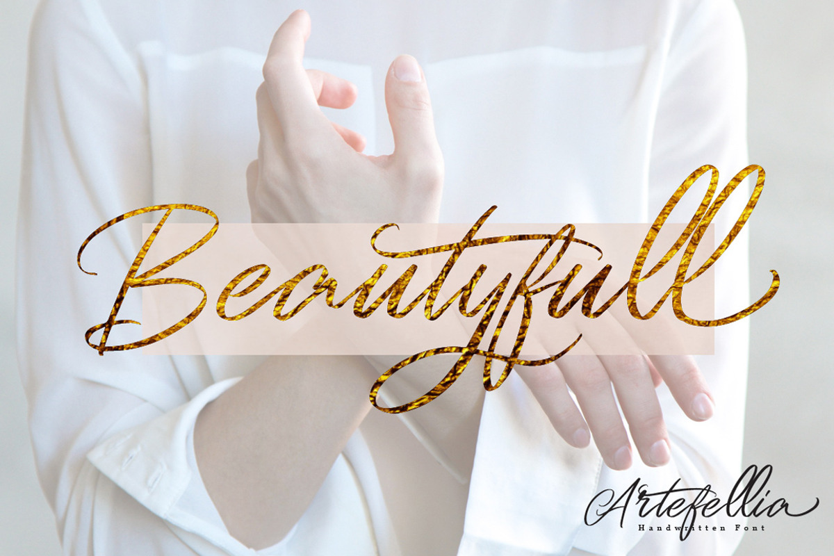 Artefellia - Handwritten Font preview 5